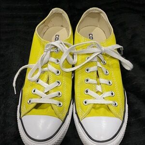 Converse All Star Yellow Canvas Sneakers
